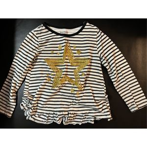 Healthtex 4t Girls Stripped‎ Long-Sleeved Top